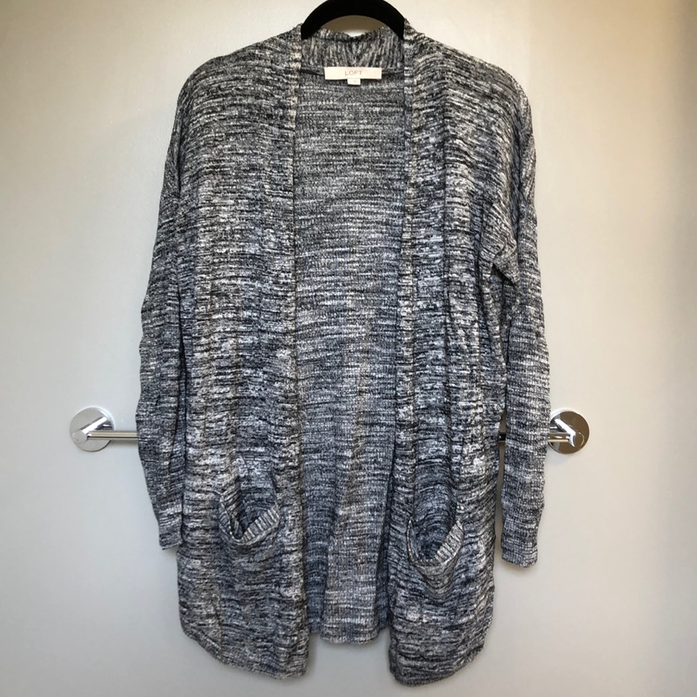 Loft grey cardigan (size S)